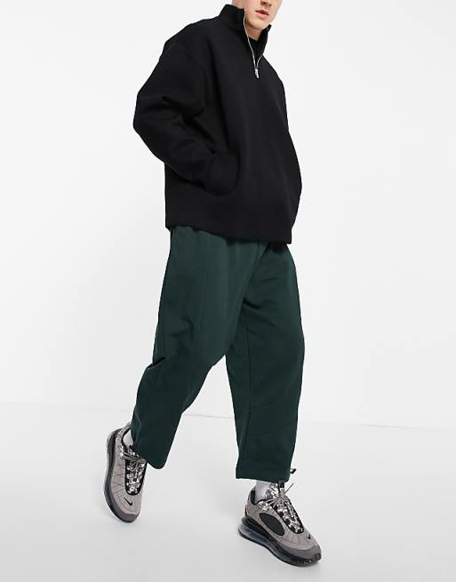 ASOS DESIGN oversized sweatpants with panel detail in green - MGREEN - part of a set | ASOS