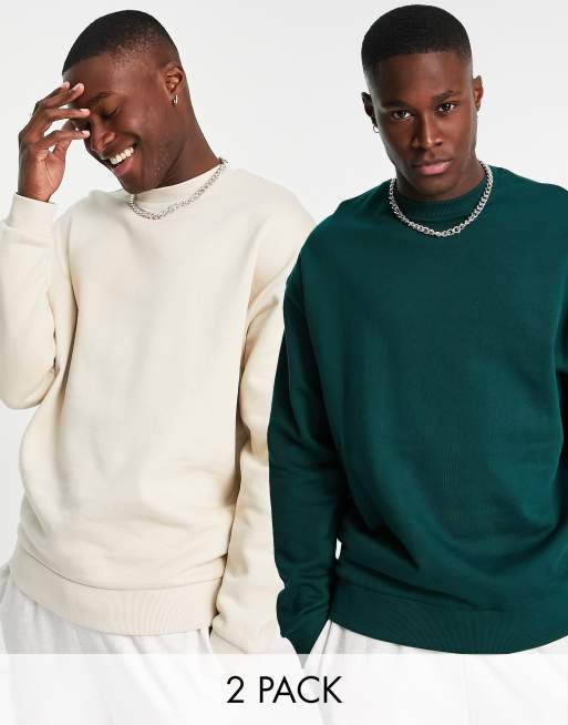 Asos store green sweatshirt