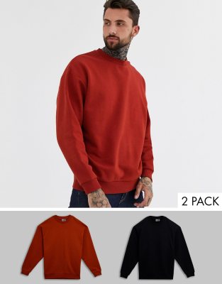 red sweatshirt asos