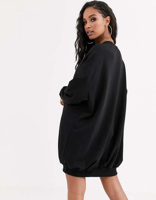 Sweatshirt dress asos hot sale