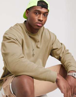asos design oversized sweatshirt