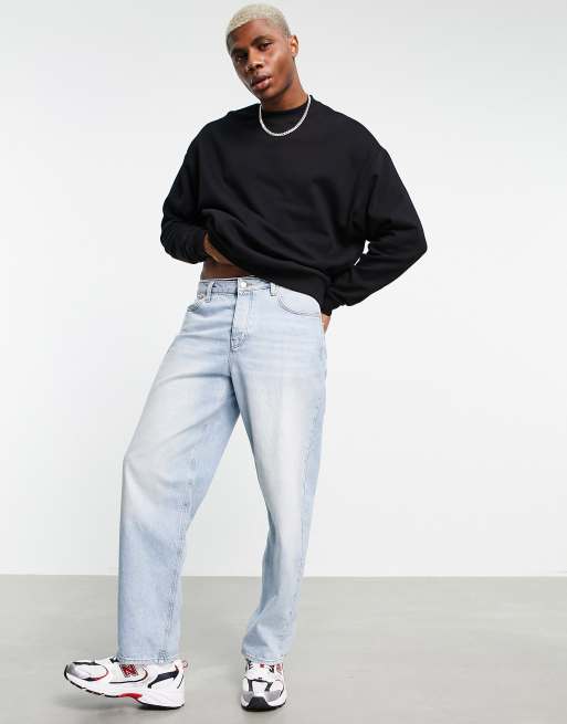 Asos design oversized sweatshirt hot sale