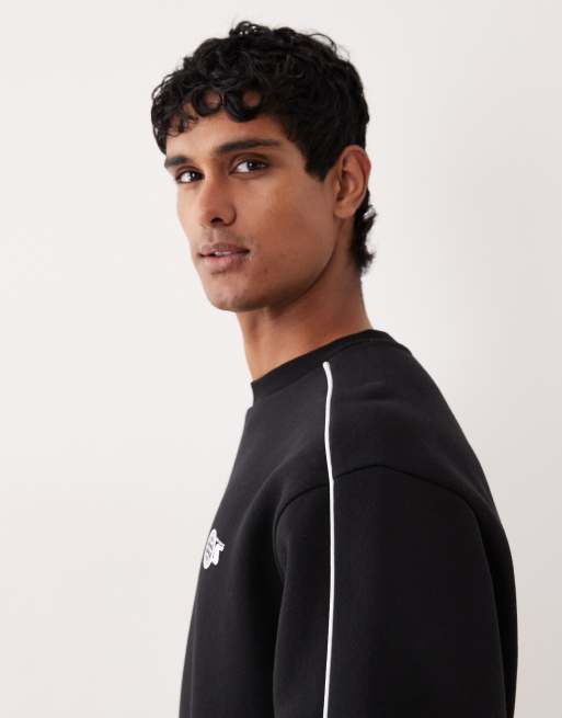 ASOS DESIGN oversized sweatshirt in black | ASOS