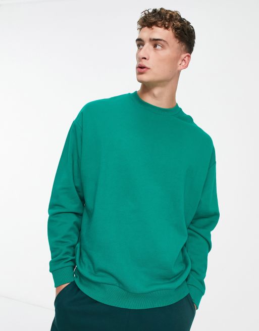 Asos hot sale green sweatshirt