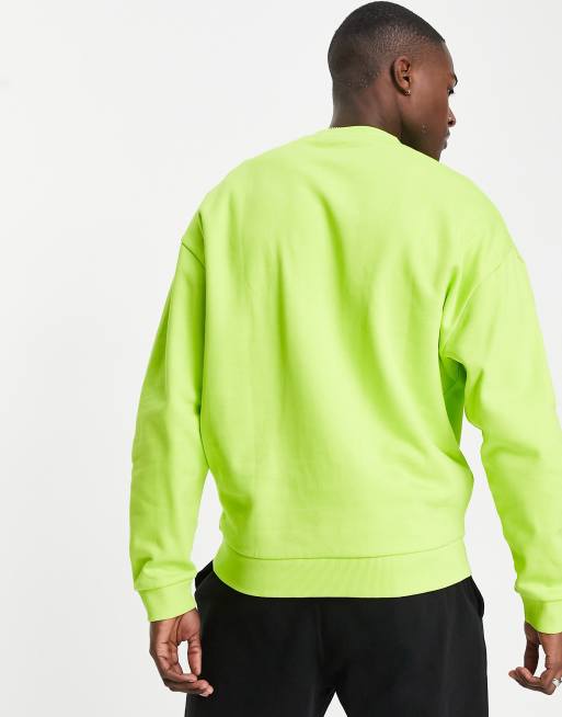 Lime green crew sales neck