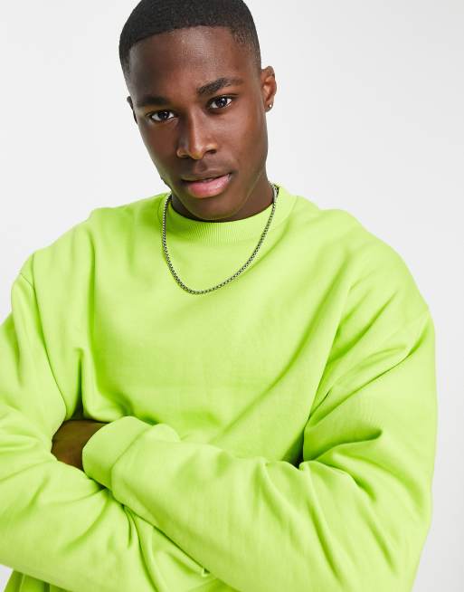 Sweatshirt on sale lime green