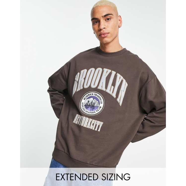 Oversized hot sale sweatshirt asos