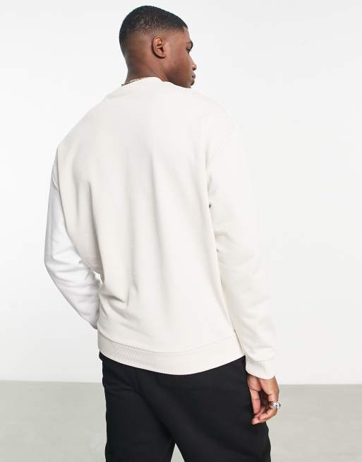 Asos clearance white sweatshirt