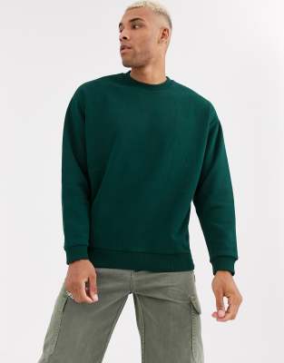 asos green sweatshirt