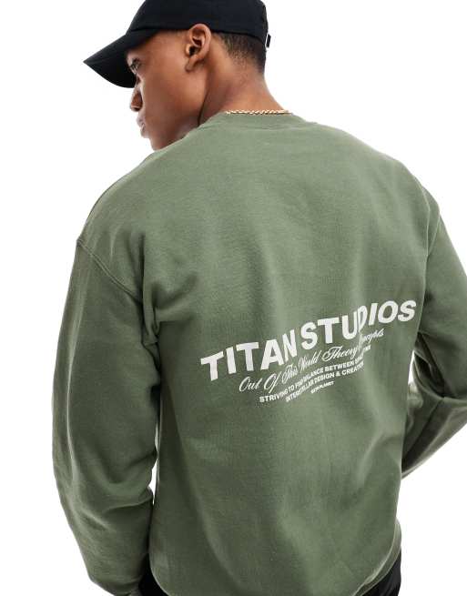 Military green sale sweatshirts