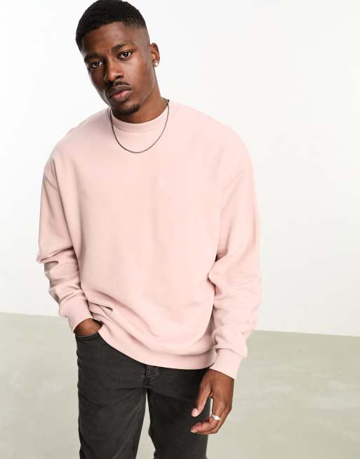 ASOS DESIGN oversized sweatshirt with NFL back print in black