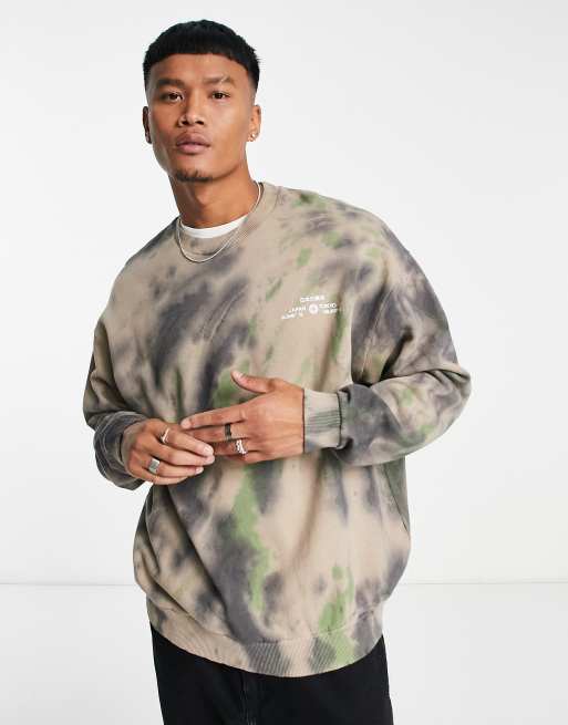 Camo oversized online sweatshirt