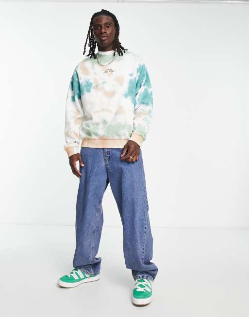 Asos tie dye online sweatshirt