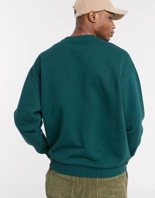 asos green sweatshirt