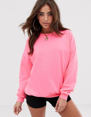 asos pink sweater