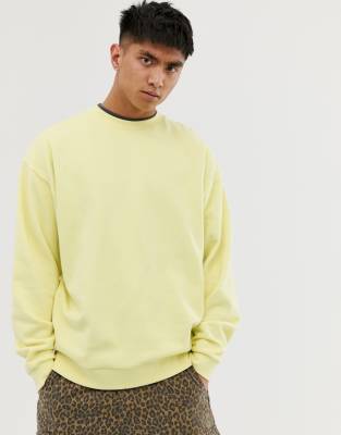 pale yellow nike sweatshirt