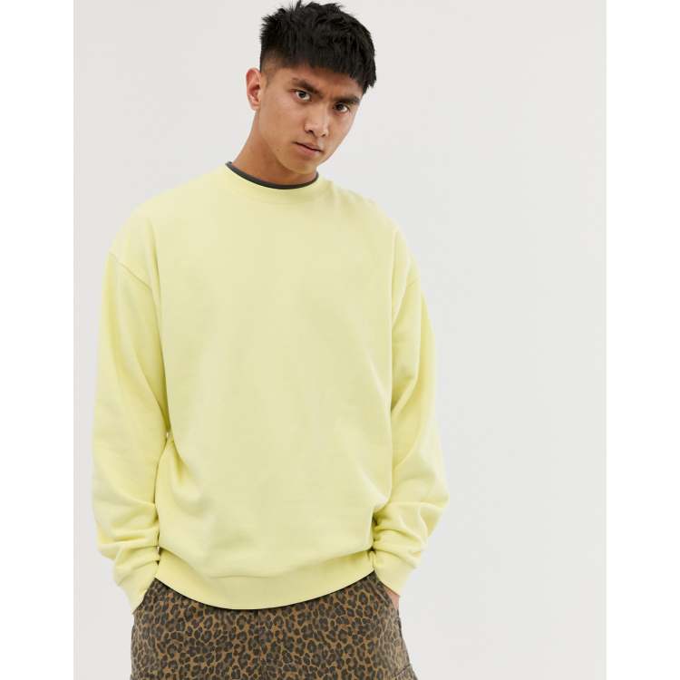 Pale best sale yellow sweatshirt