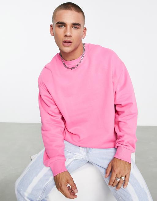 Asos store pink sweatshirt