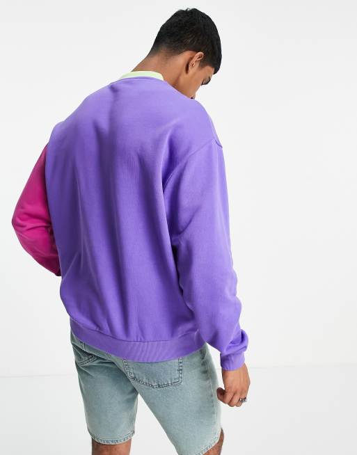 Purple colour sweatshirt clearance