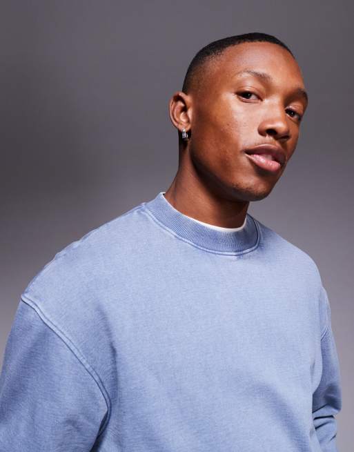 Asos blue sweatshirt hotsell