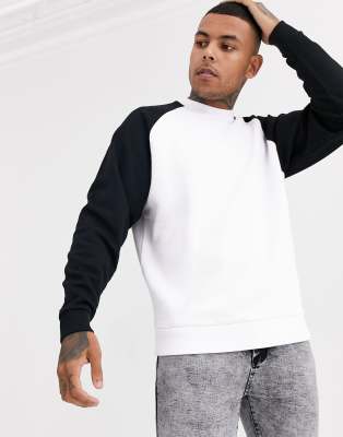 black raglan sweatshirt