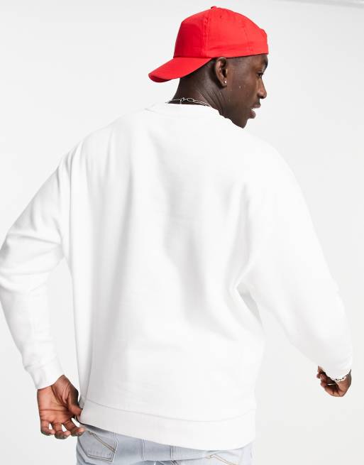 White sweatshirt asos hot sale