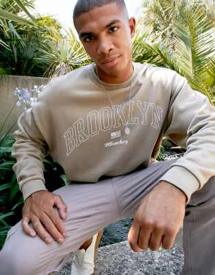 asos design oversized sweatshirt