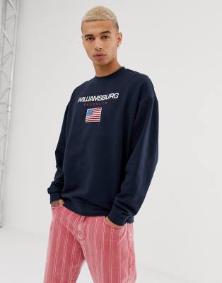 asos design oversized sweatshirt