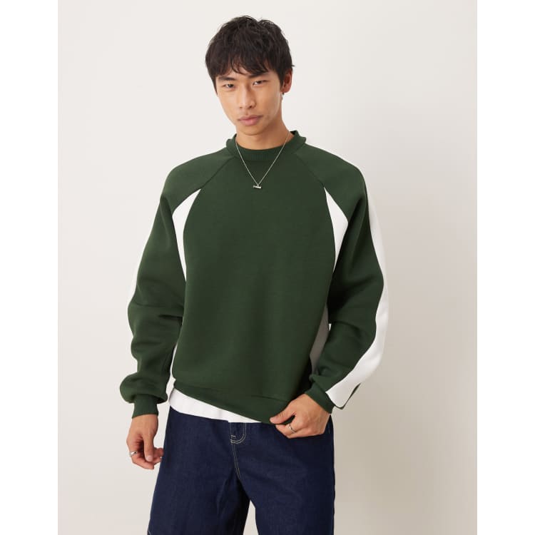 トップス AMBUSH PANEL SWEATSHIRT OLIVE Jerzees NuBlend 1/4-Zip Cadet Collar Sweatshirt | Product