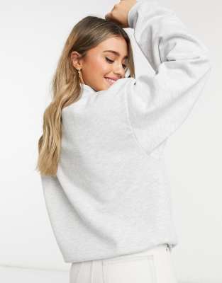 half zip sweatshirt asos