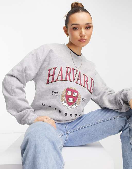 Gray sale harvard sweatshirt