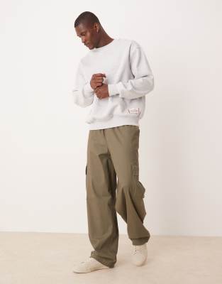 Asos Design Oversized Sweatshirt With Label