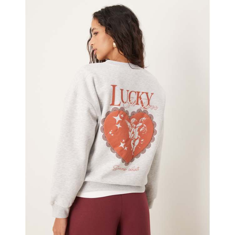 【GRAVER】23FW★ Big Cloud Heart Smile Sweatshirt MUSINSA | GRAVER [UNISEX] Big Cloud Heart Smile Sweatshirt_Cream