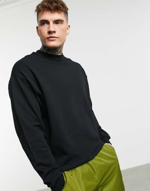 ASOS DESIGN oversized sweatshirt with NFL back print in black | ASOS