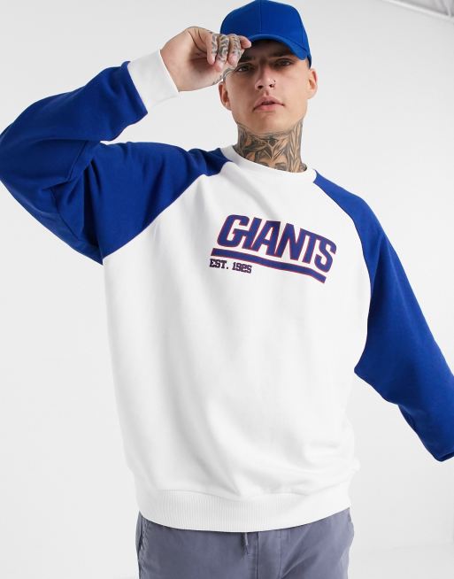 ASOS DESIGN oversized sweatshirt with NFL Giants print