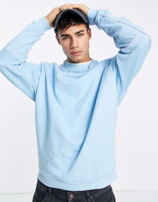 Pastel store blue sweatshirt