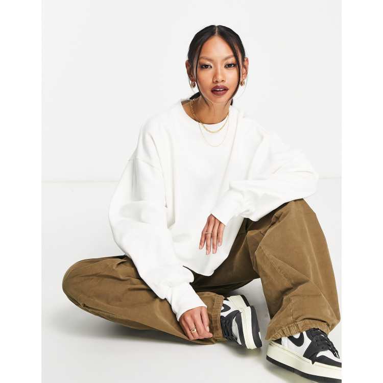 Asos oversized sweatshirt outlet womens