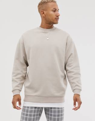 asos design oversized sweatshirt