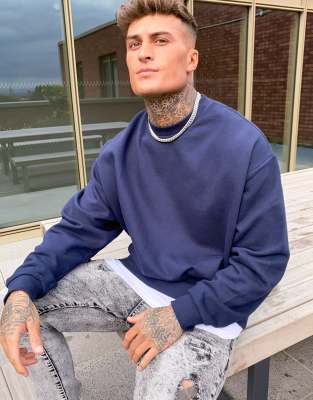 asos design oversized sweatshirt