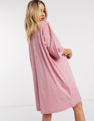 baby pink shirt dress