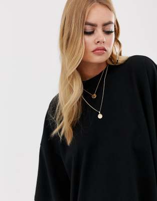 black t shirt dress asos