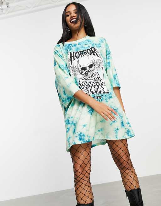 Horror t store shirt dress