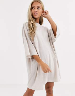 oversized t shirt dress white