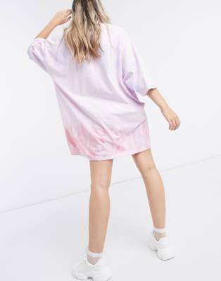 asos pink and orange dress