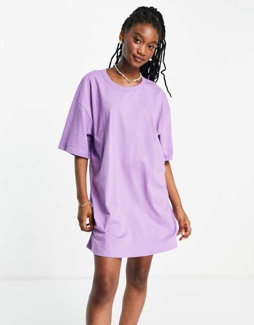 Lavender t 2025 shirt dress