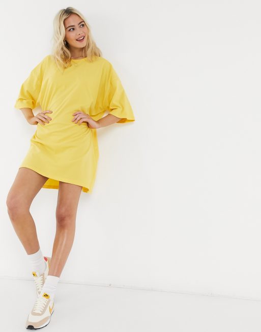 Yellow oversized store shirt dress