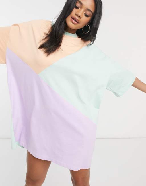 Pastel t 2025 shirt dress