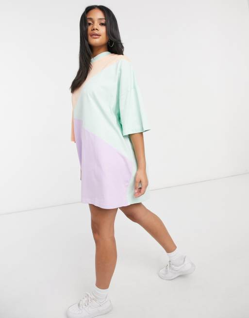 Pastel sales tshirt dress