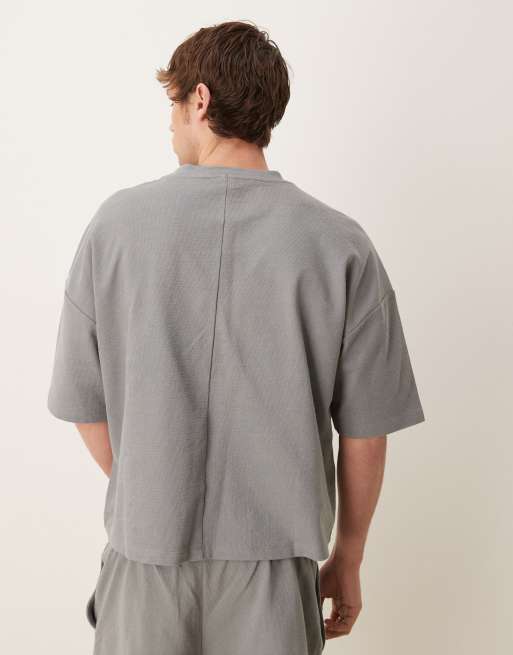 ASOs DESIGN - Oversized T-shirt i bleg grøn med firkantet pasform - Del af sæt, 4 af 4
