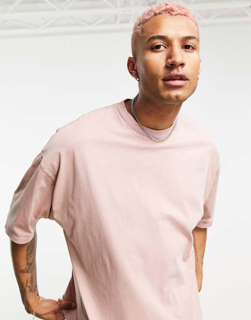 Asos Design Oversized T Shirt I Pink Syrevask Pink Asos